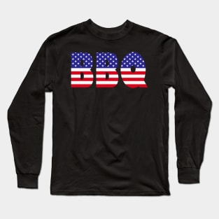 New Year 2024 4th Of July BBQ Independence Day Holiday Celebration Long Sleeve T-Shirt